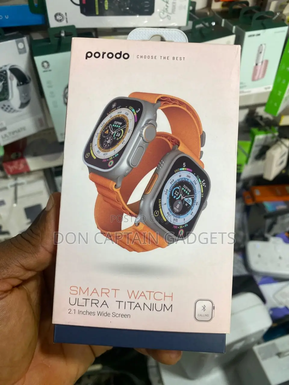 Porodo Smart Watch ( Ultra Titanium )