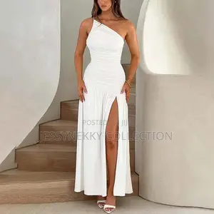 New Quality Luxurious Ladies Dress With Slit