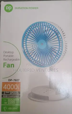 Dp Rechargeable Fan Desktop