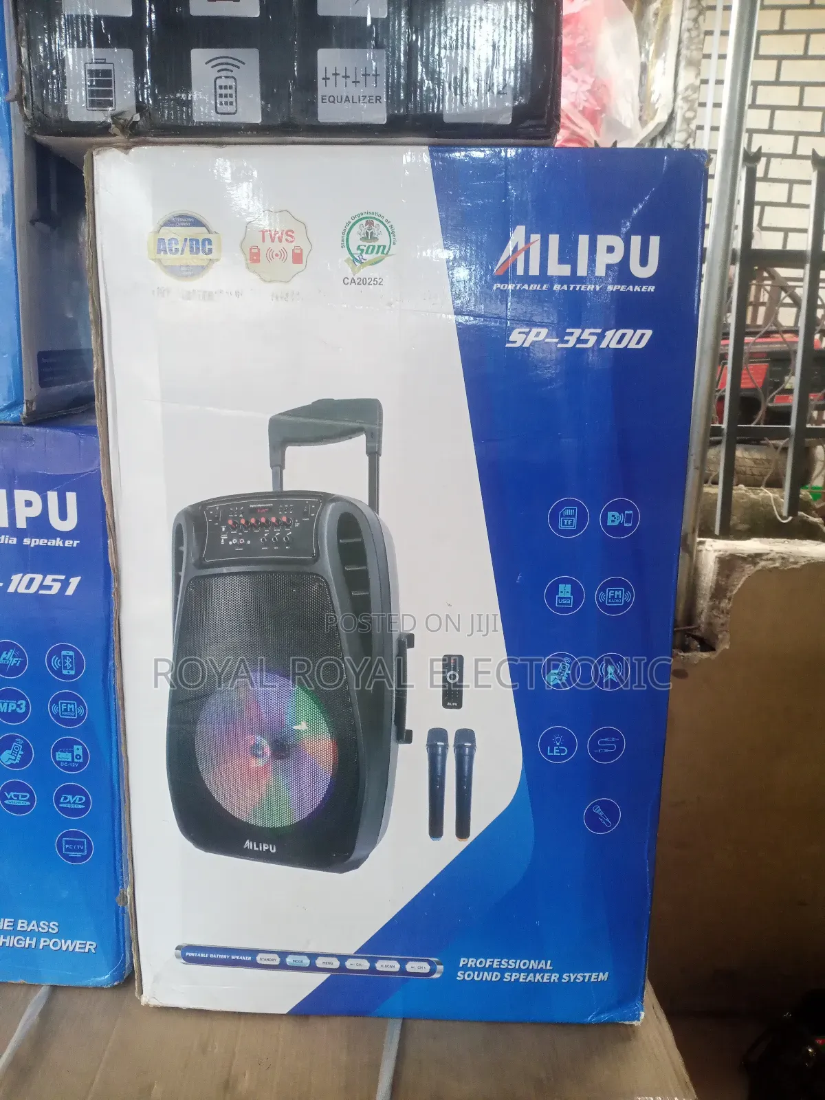Ailipu Big Rechargeable Wireless Pa System
