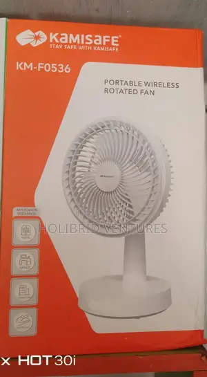 Portable Rechargeable Rotated Fan