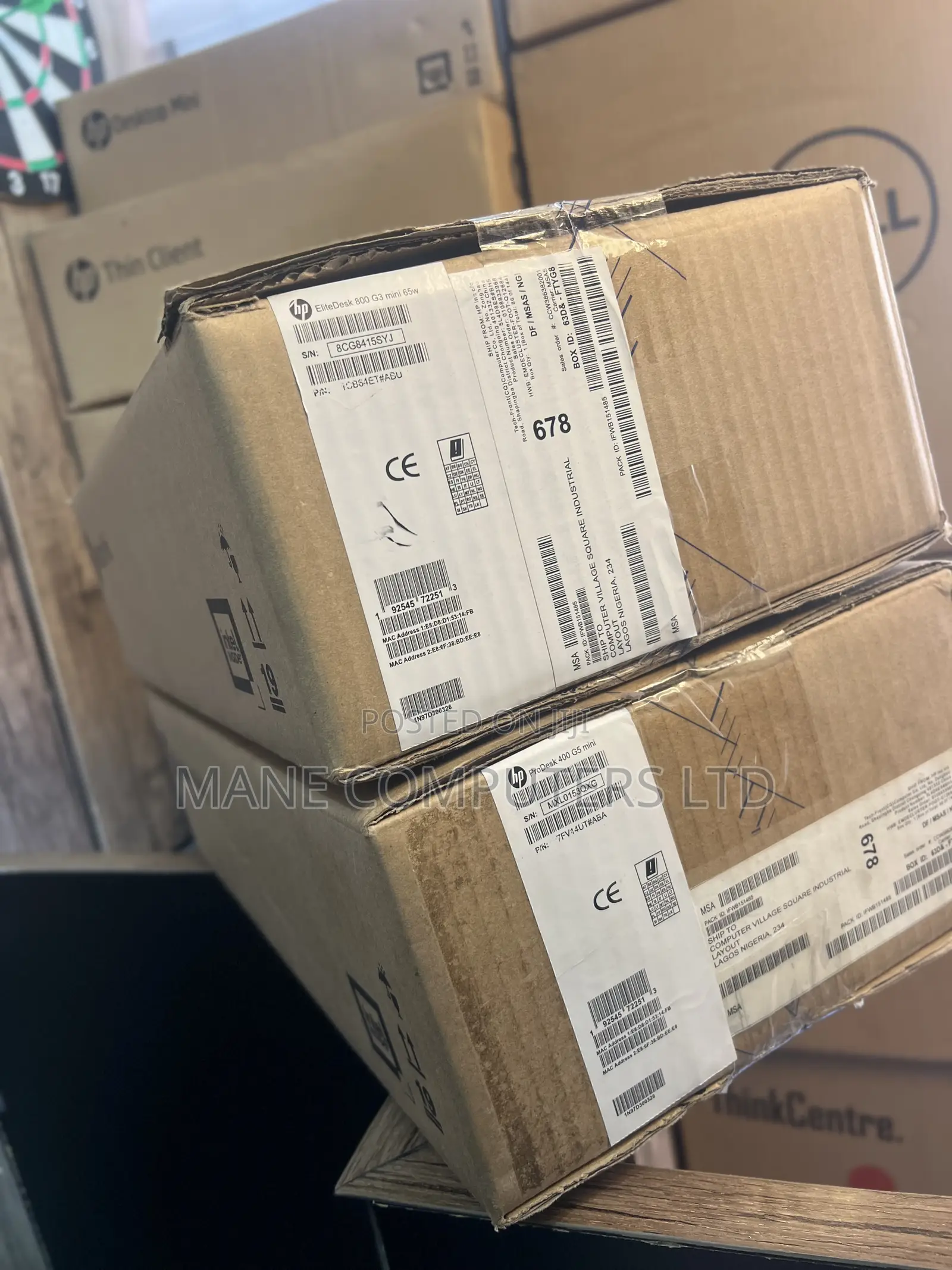 New Desktop Computer HP EliteDesk 800 8GB Intel Core I5 SSD 256GB