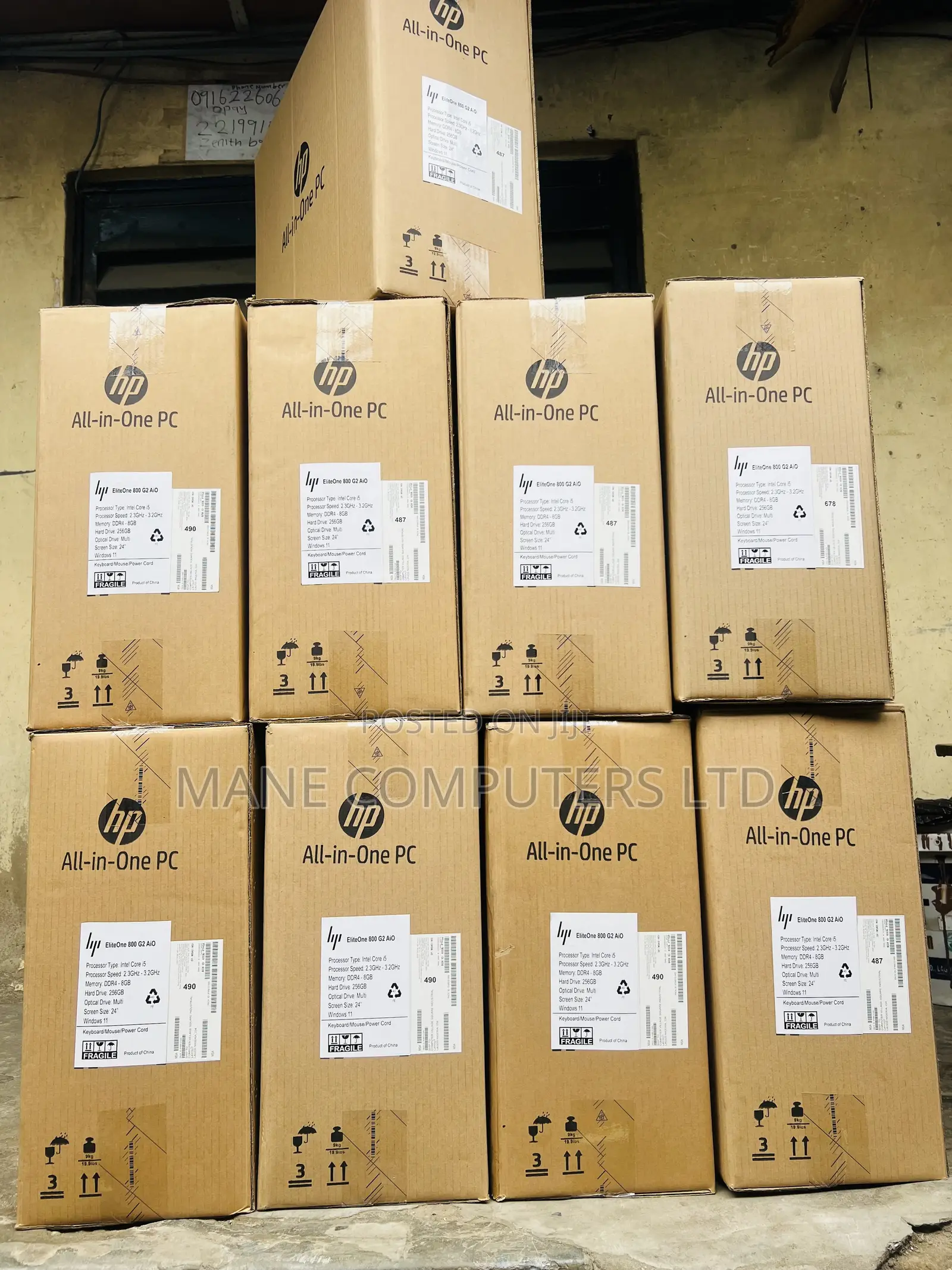 New Desktop Computer HP 200 G4 8GB Intel Core I5 SSD 512GB
