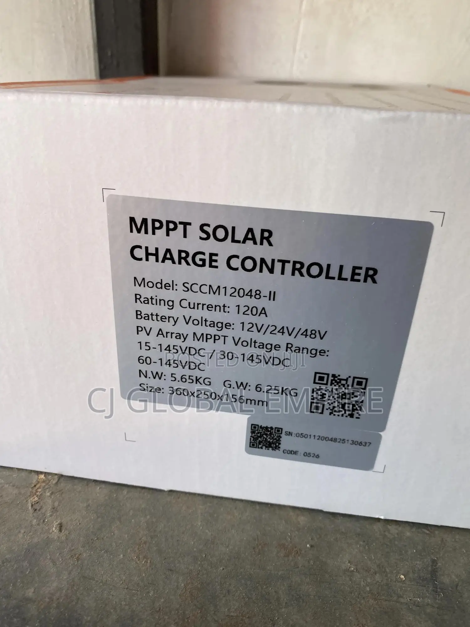 Felicity 120ah Charge Controller
