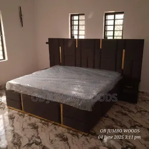 Fully Padded Luxury Bedframe With Bedside Extensions