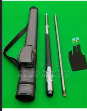 Original Strong Snooker Stick With Bag and Chalk and Grove