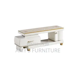 Modern Tv Stand With Adjustable Drawer (Beautiful Cabinet)
