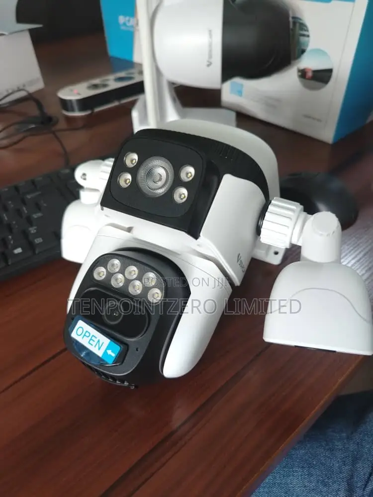 3-Lens 4g Sim Solar Battery Camera (360 View)