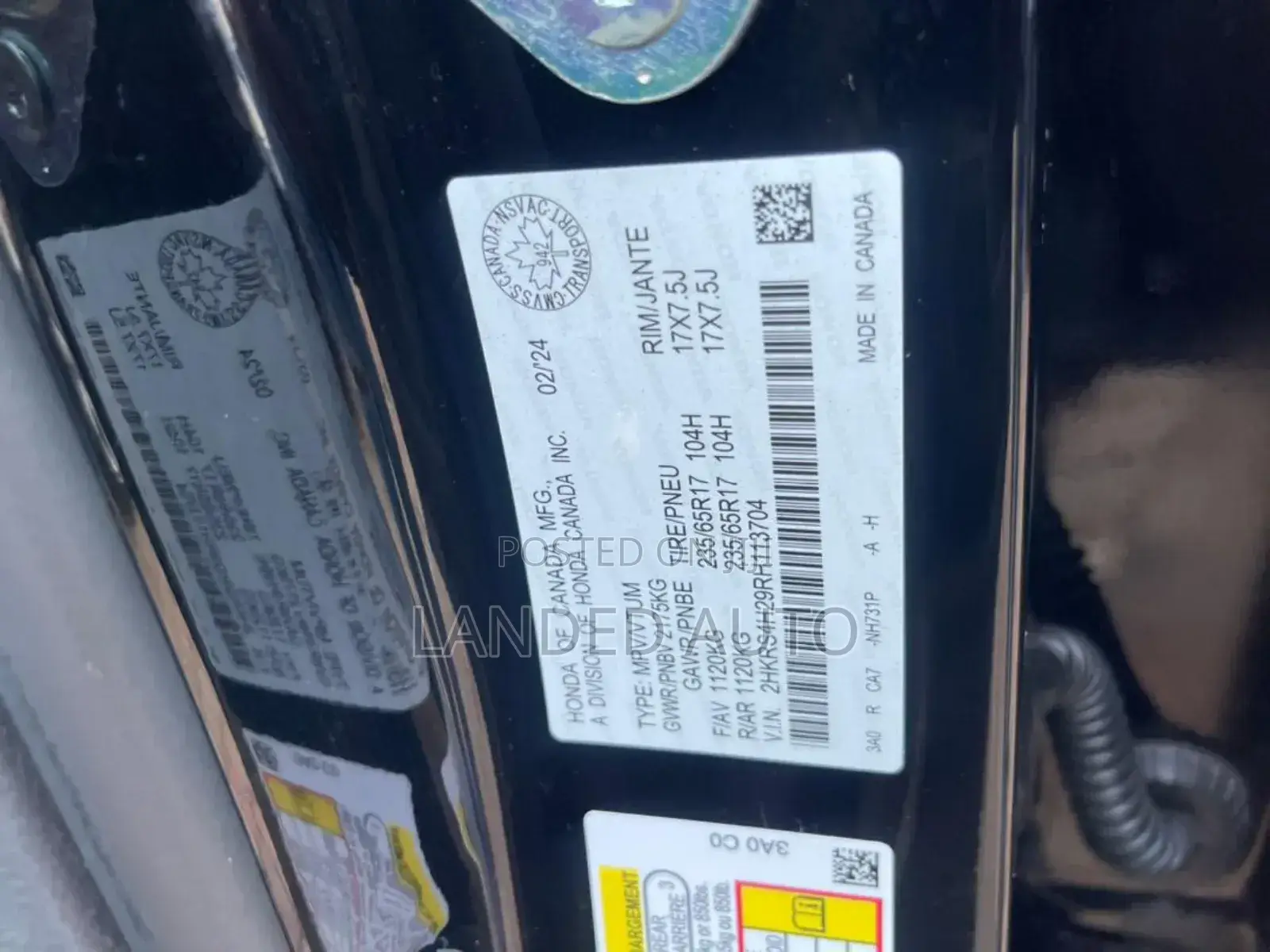 Honda CR-V 2024 Black