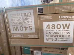 Hisense Powerful Soundbar 480w and 540w