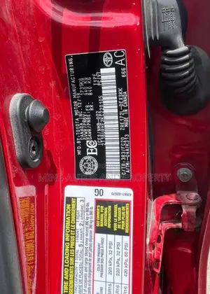 Toyota Corolla LE (1.8L 4cyl 2A) 2019 Red