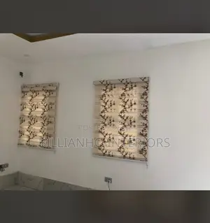 Cream Flower Day Night Blinds