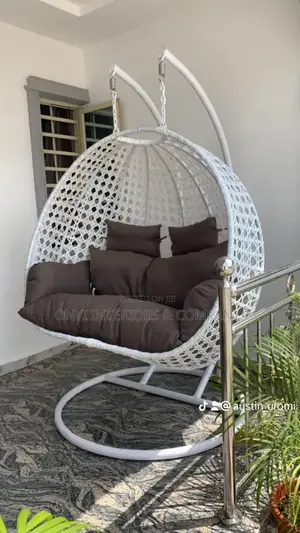 Rattan Double Swing Chair