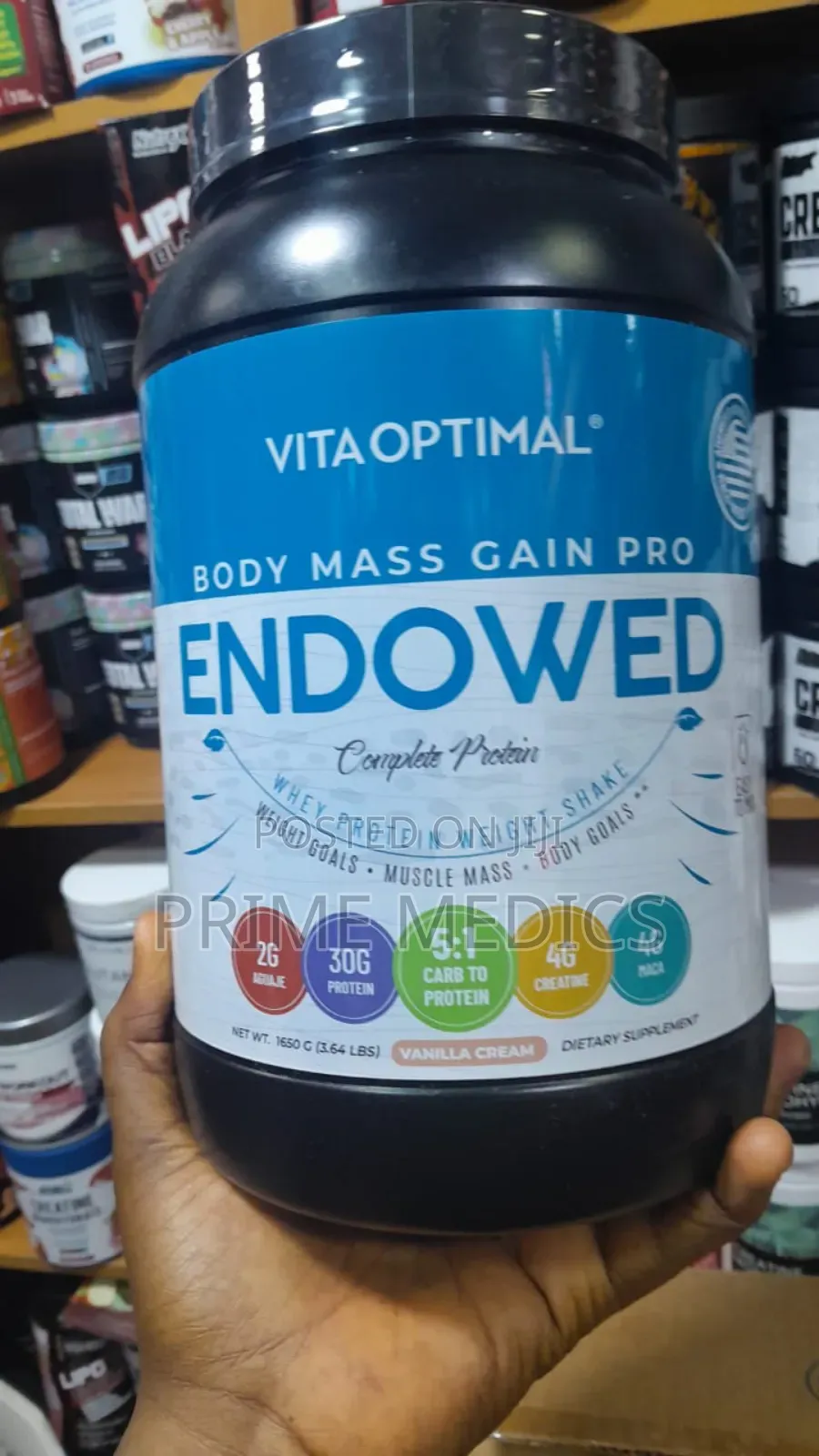 Endowed Complete Protein