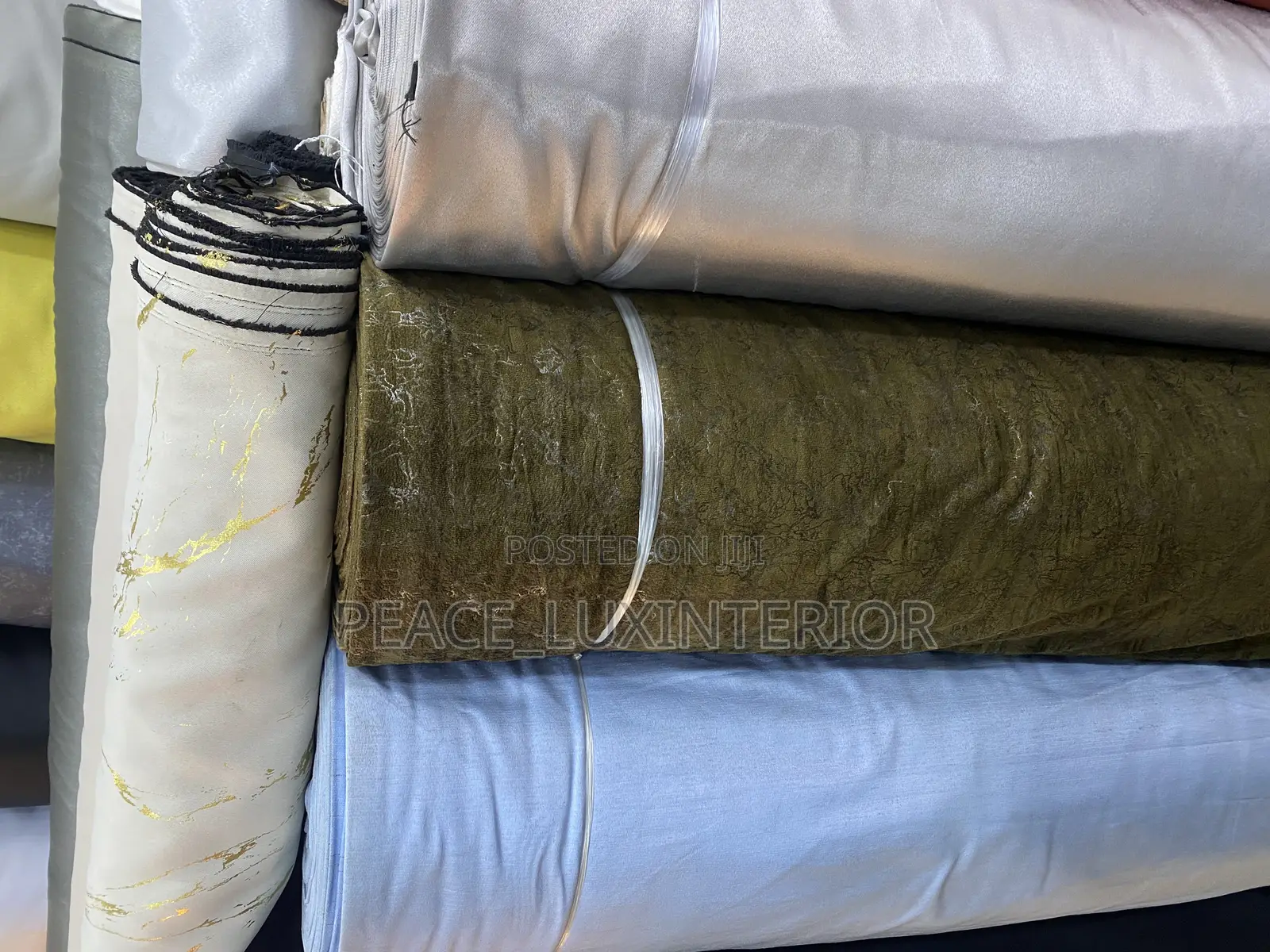 Khaki Green Curtain