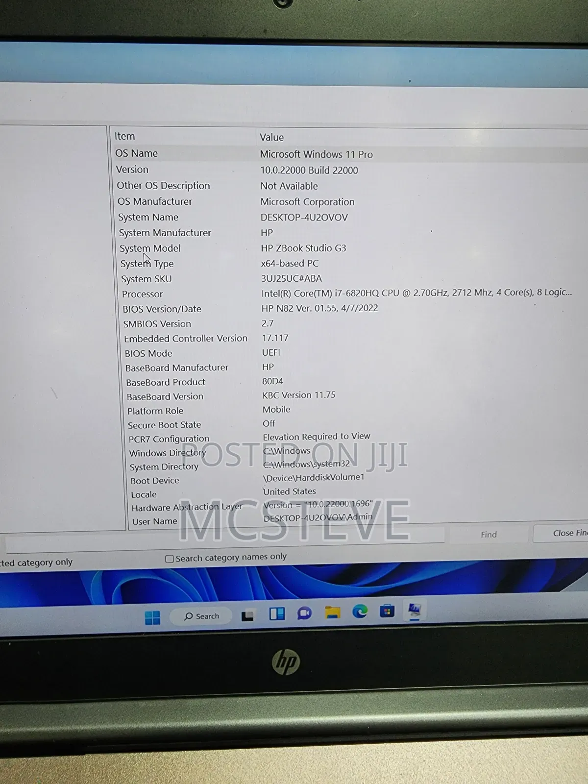Laptop HP ZBook Studio G3 16GB Intel Core I7 SSD 512GB