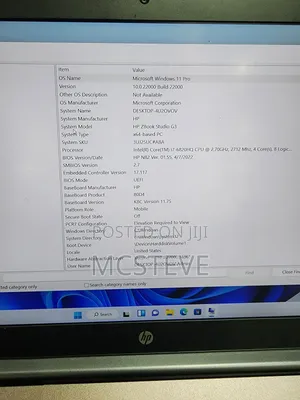 Laptop HP ZBook Studio G3 16GB Intel Core I7 SSD 512GB