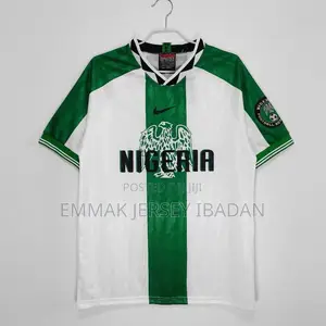 Jersey - Retro - Nigeria 1996 Home - Quality Jersey in Ibadan