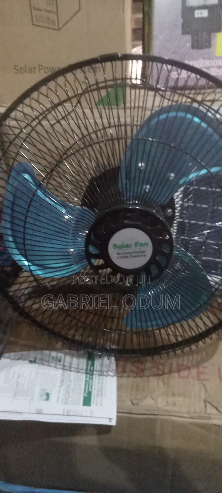 Solar Table Fan