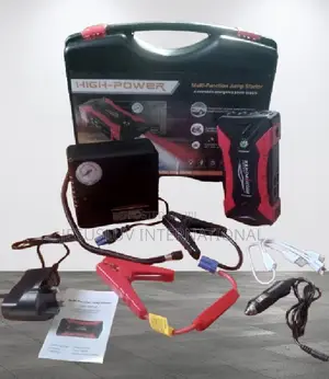 Car Jump Starter Power Supply With Tyre Inflator (4 Usb)