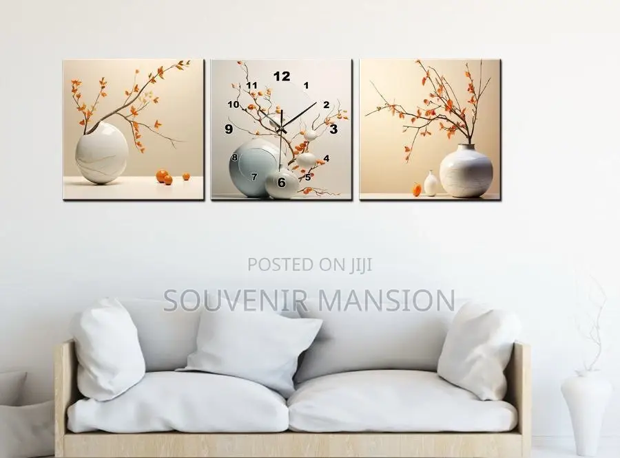 3 In 1 Wall Decoration Wall Clock