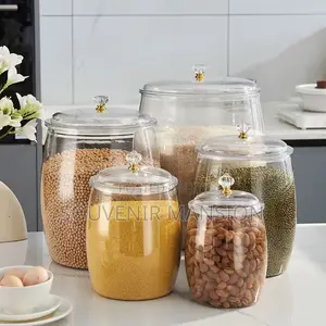5 in 1 Acrylic Cereal / Rice Storage Bin