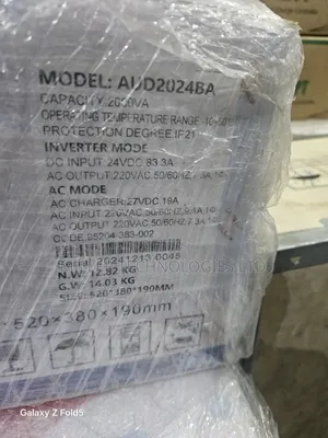 And1 Solar Inverter 2kva 24v
