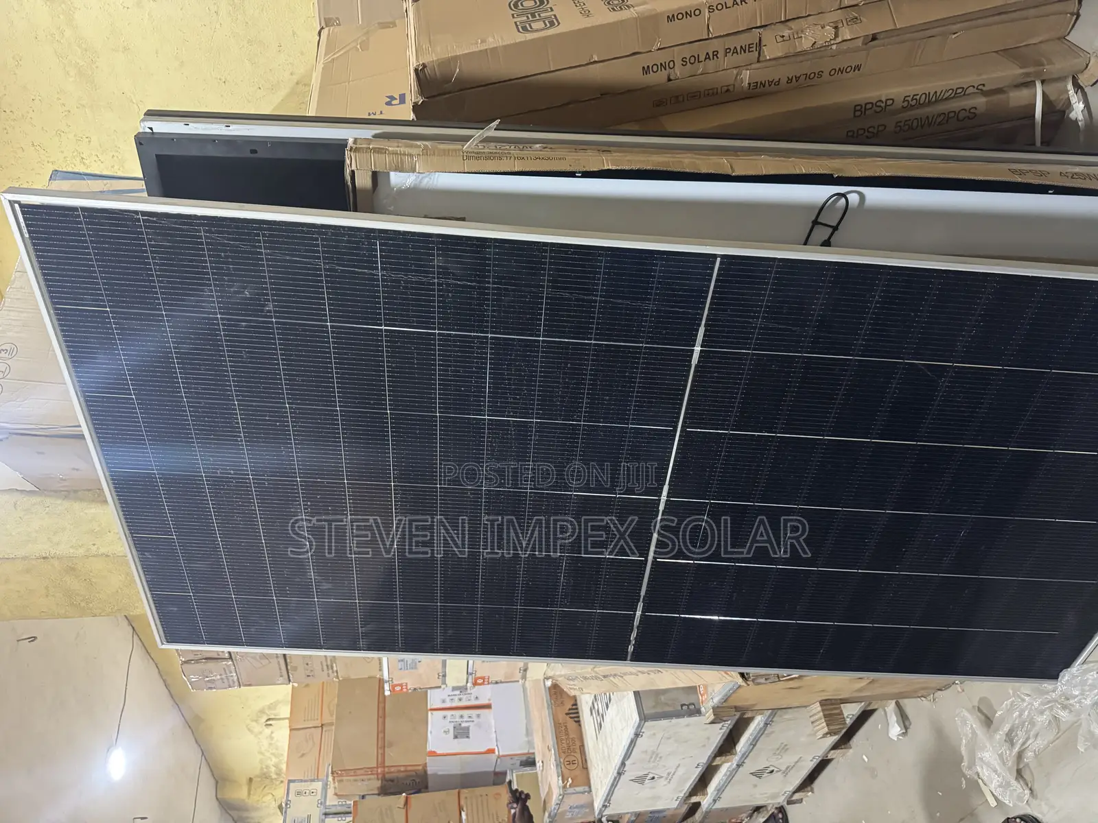 Jinko Solar Panel Half Cut Mono 555watts 144cells
