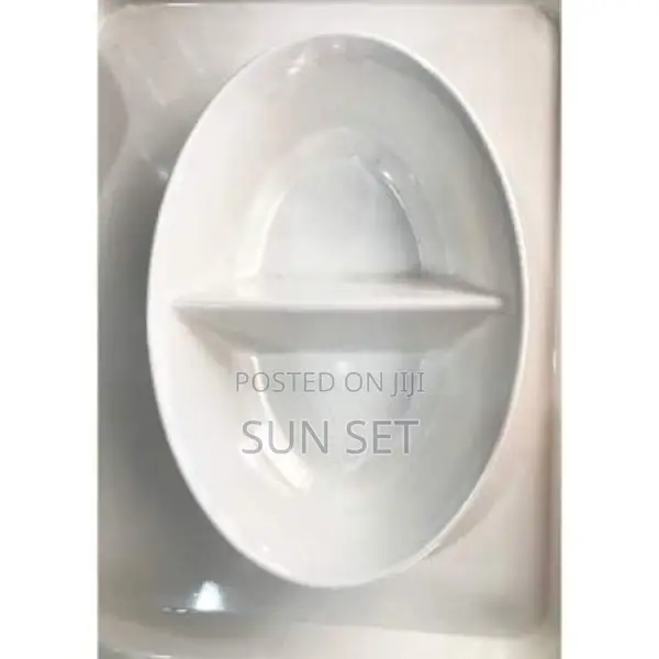 2 Sided Ceramic Unbreakable Plates-Set of 6