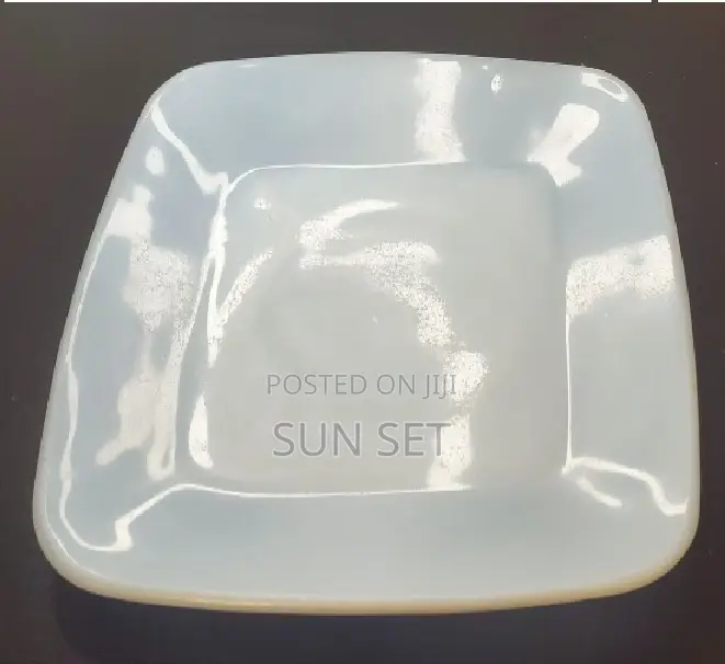Flat Ceramic Unbreakablae Plates-Set of 6