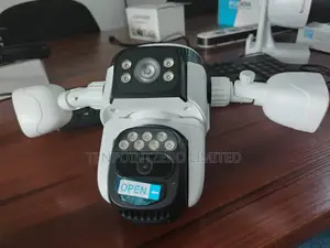 3-Lens 4g Sim Solar Battery Camera (360 View)