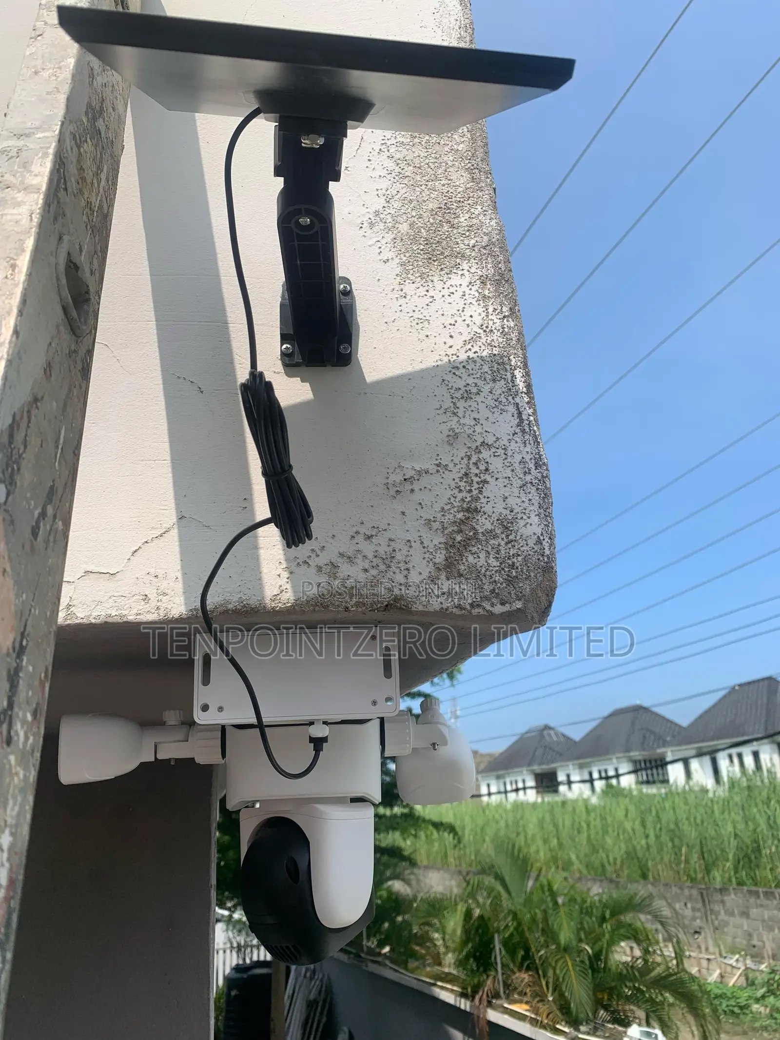 3-Lens 4g Sim Solar Battery Camera (360 View)