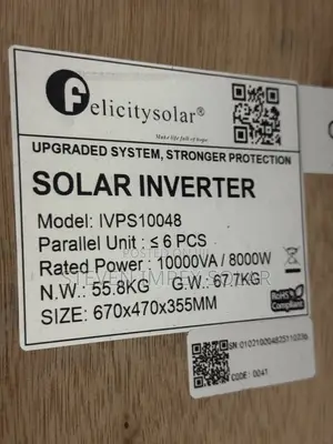 Felicity Solar Inverter 10kva 48v Ivps