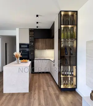Open Kitchen Cabinet