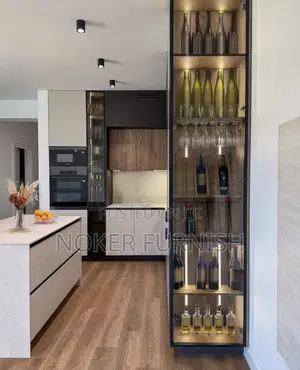 Open Kitchen Cabinet