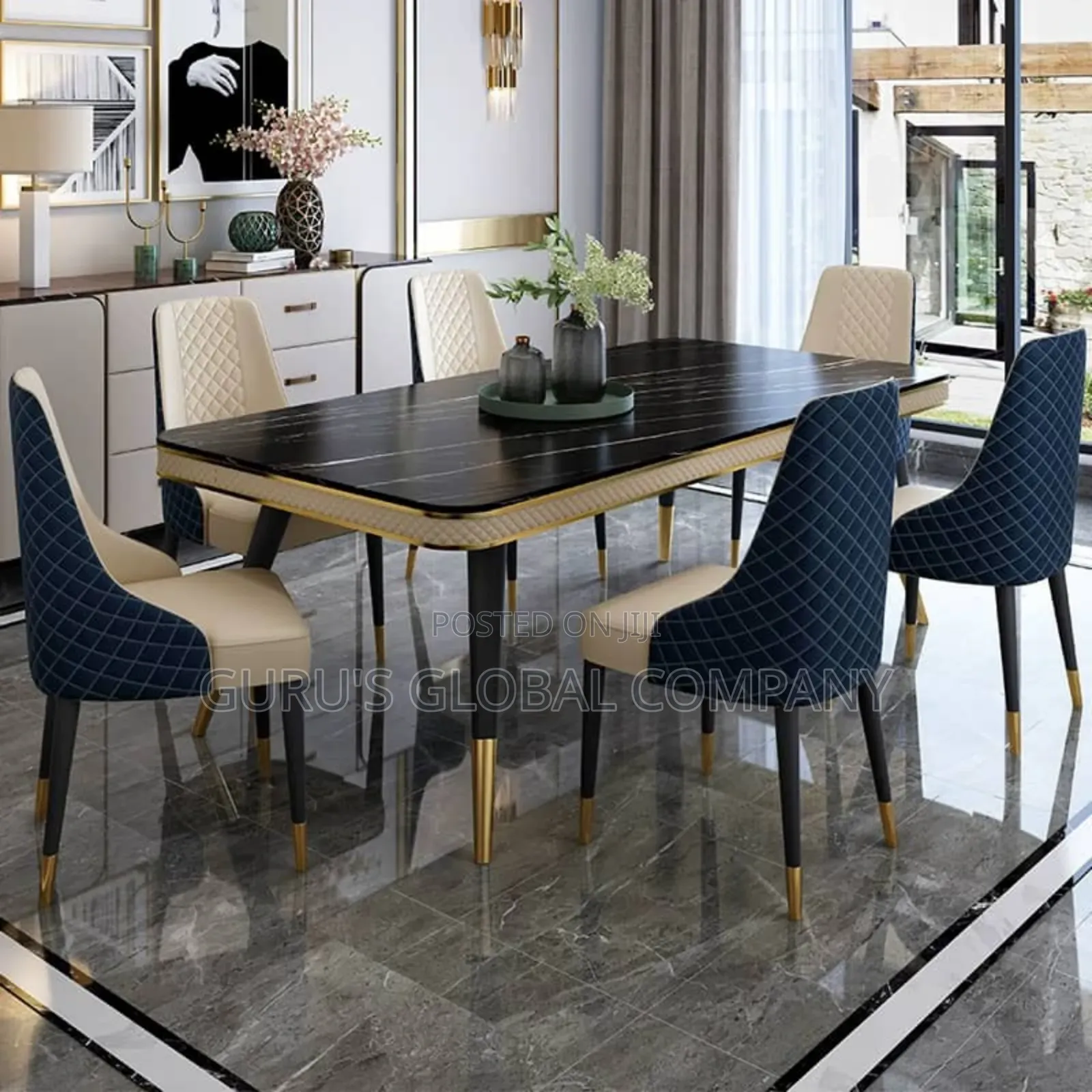 Foreign T 6 Seaters Dining Set