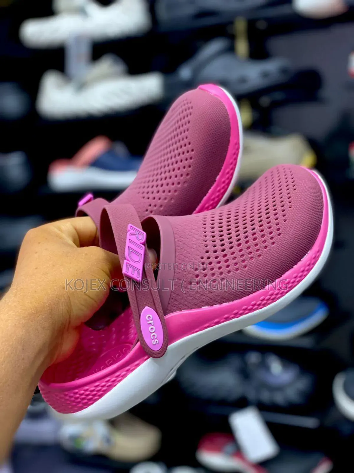 Rubber Linteride Comfy Crocs
