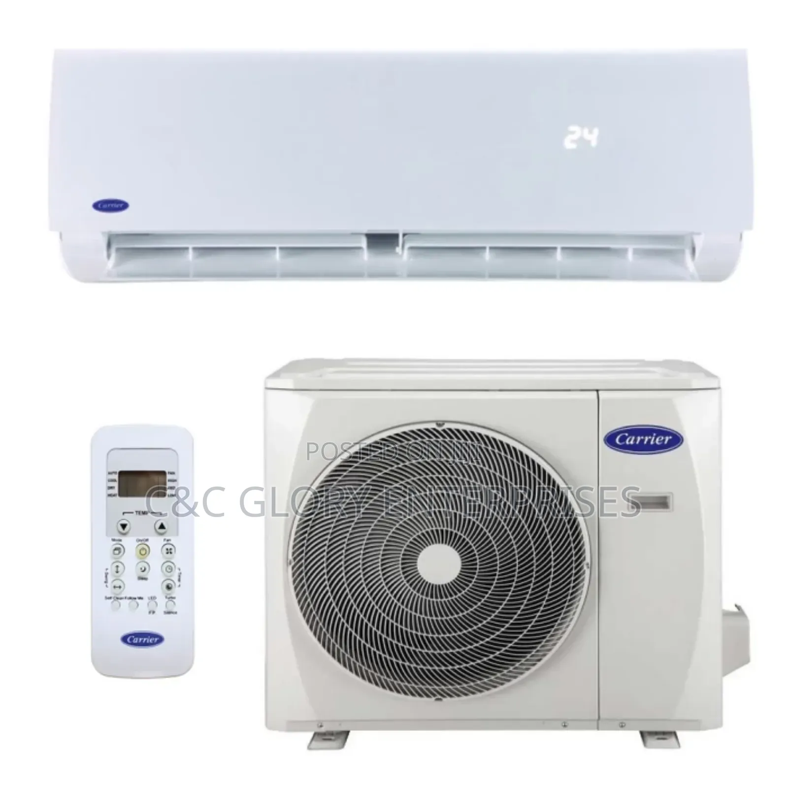 Carrier Normal Hi Wall Split, 1hp, R410