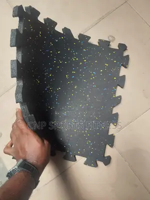 Photo - Gym Rubber Floor Mat 20mm Thickness