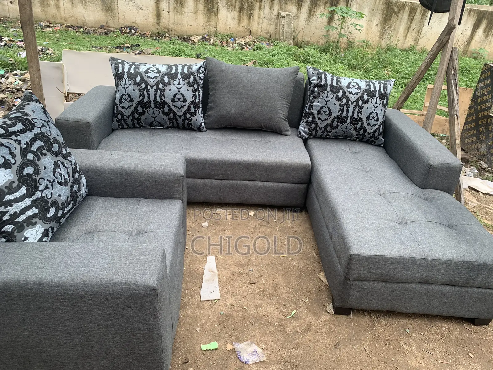Gray L_ Shape With Single Is Available