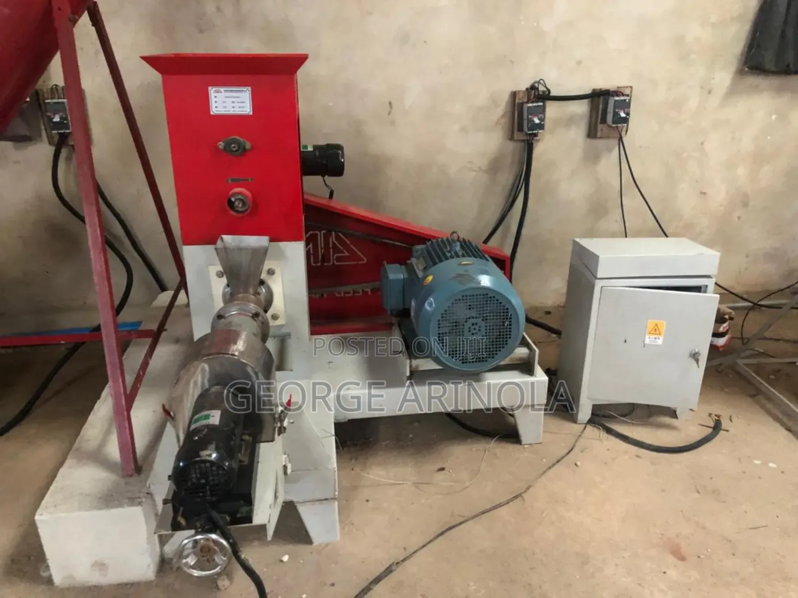 Extruder. Floating Fish Feed Extruder.