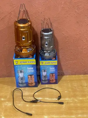 Solar Electric Rechargeable Indoor/Camping Light