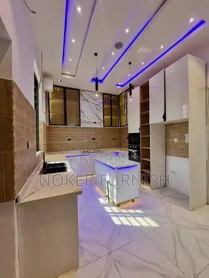 Luxury Kitchen Cabinet With Led Light