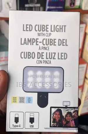 Rechargeable Cube Influencer Light