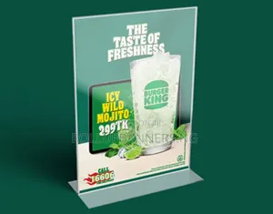 Acrylic Table-Top Holder Stand A5, A4 Sizes Available Lagos