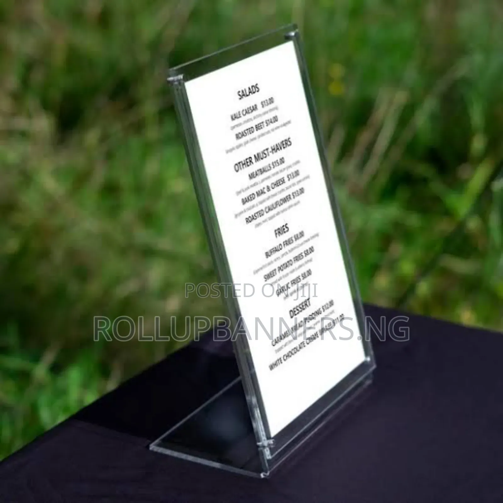 Acrylic Table-Top Holder Stand A5, A4 Sizes Available Lagos