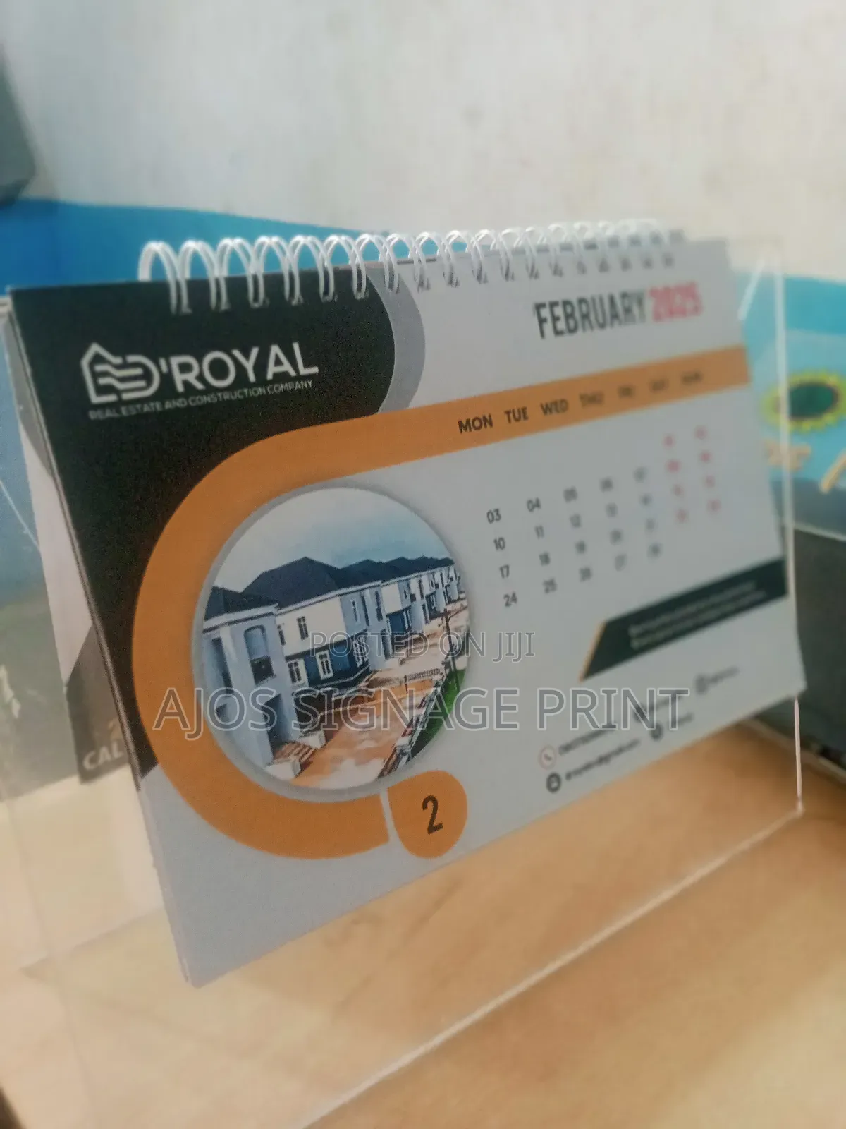 Acrylic Table Calendar