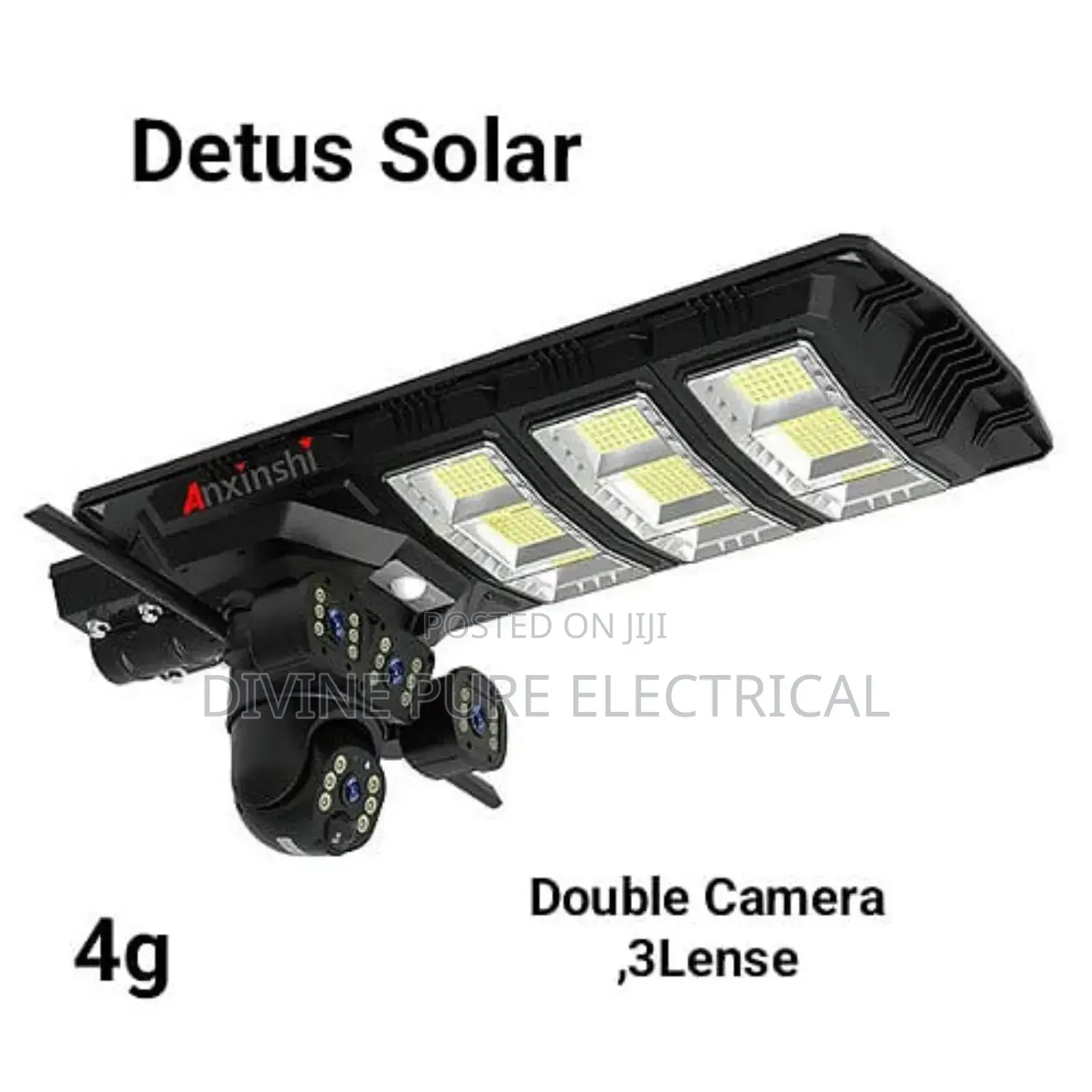 Solar Street Light With Double Camera