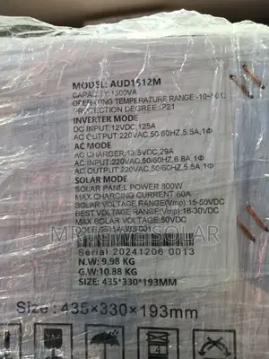 And1one Inverter 1.5kva 12v