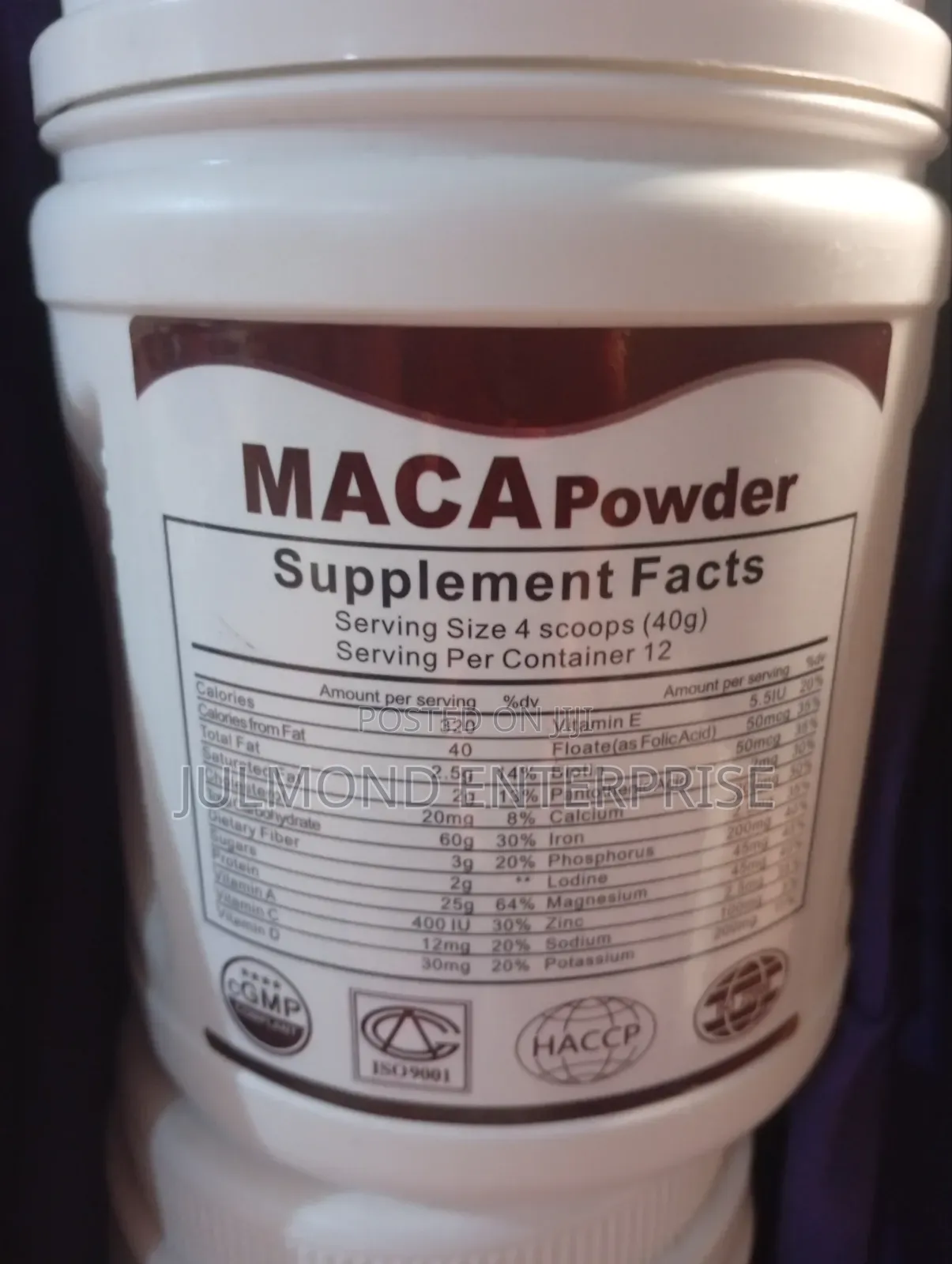 Maca Powder High Protein Gainer Supplements